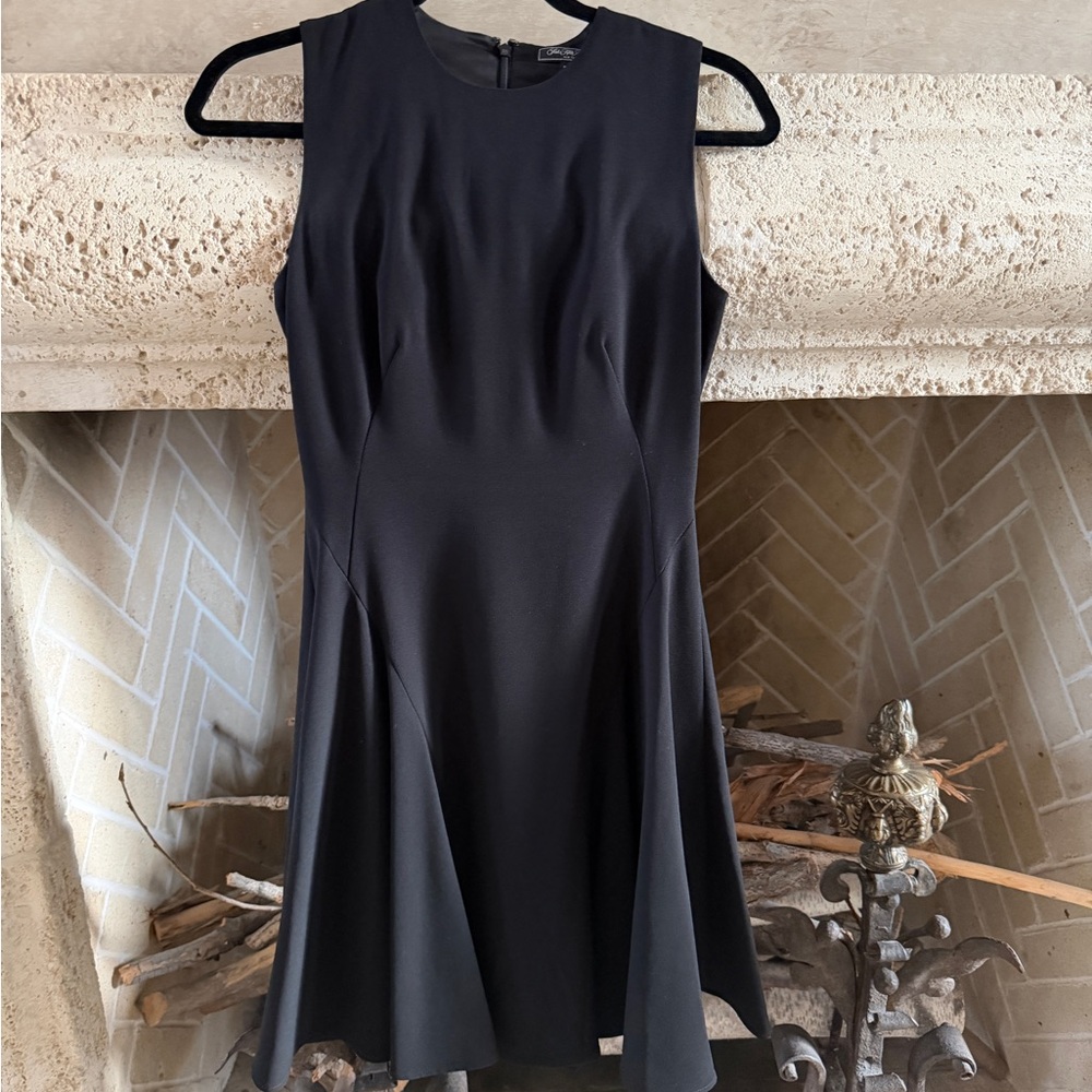Saks Fifth Avenue Black Midi Dress